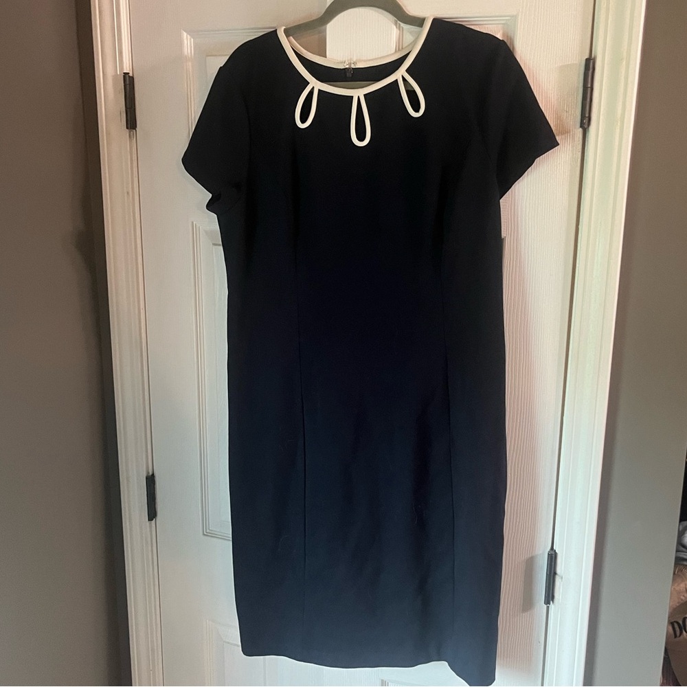 Talbots Navy Blue Business Dress